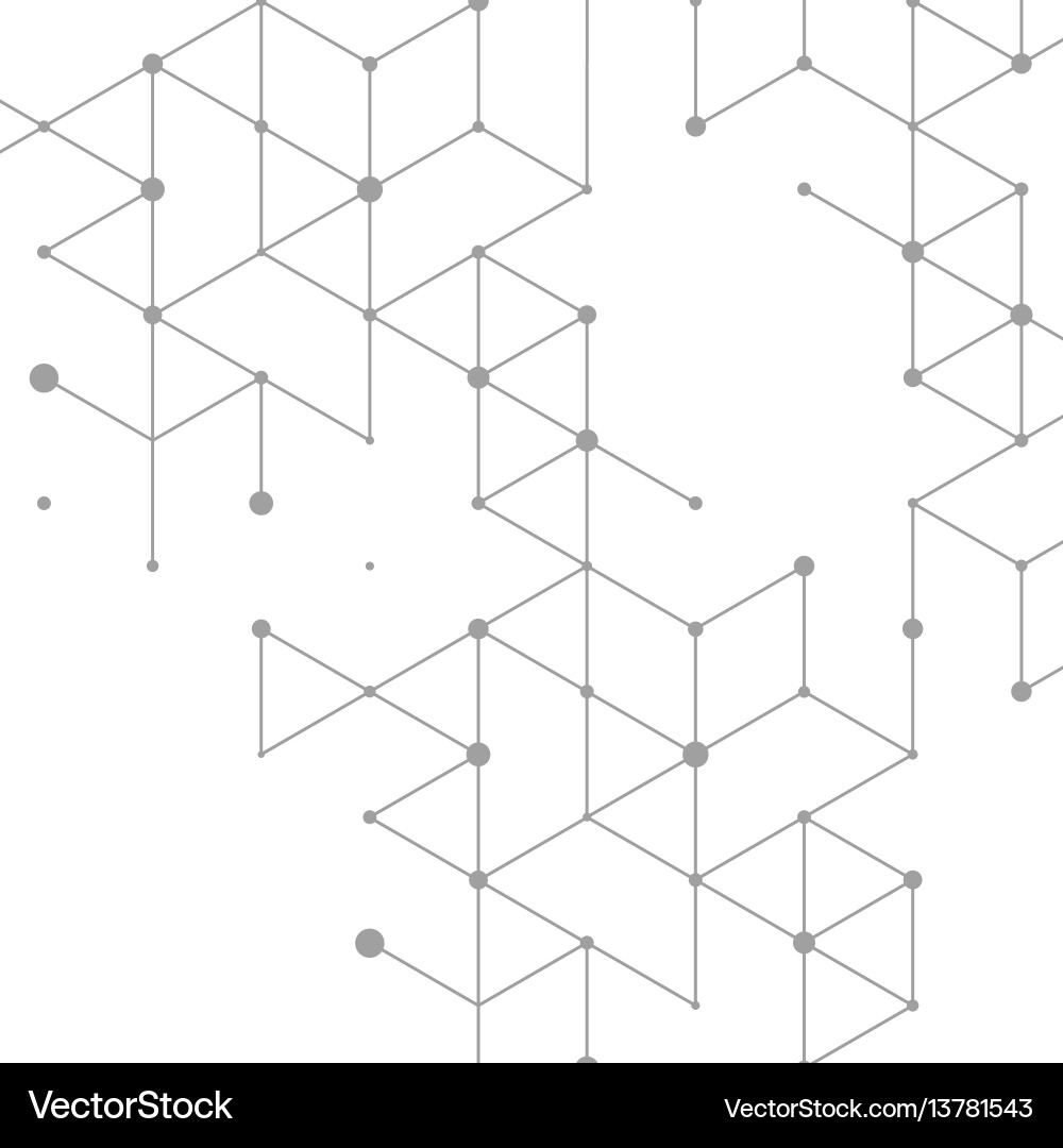 Modern technology with square mesh Modern technology with square mesh vector image