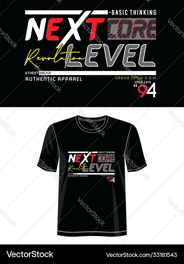 Next level Next level Vector Image