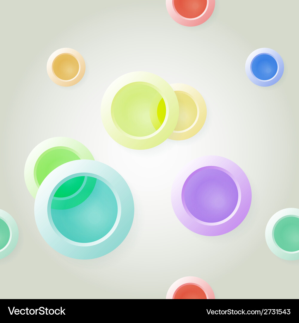 Paper on abstract circle background drop shadows vector image