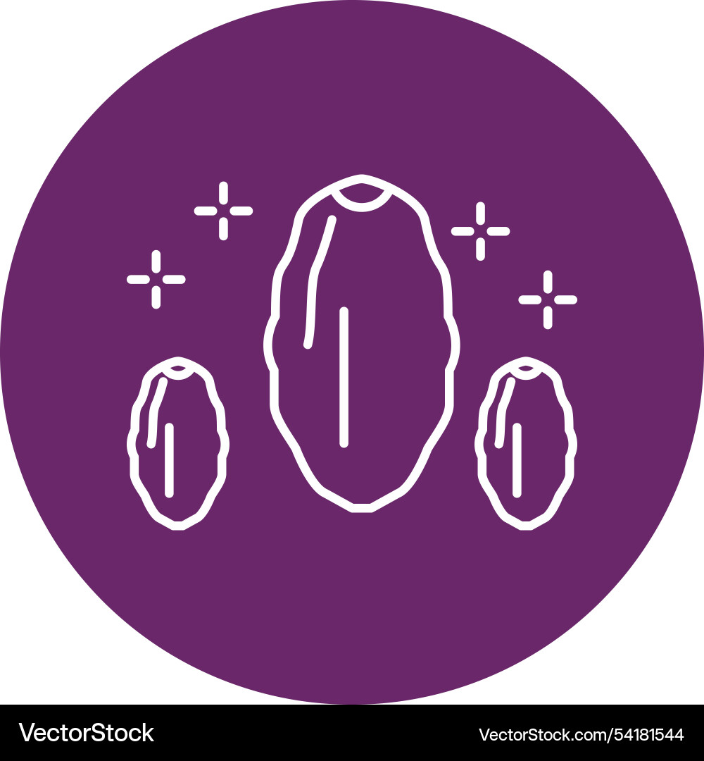 Dates line circle icon Vector Image