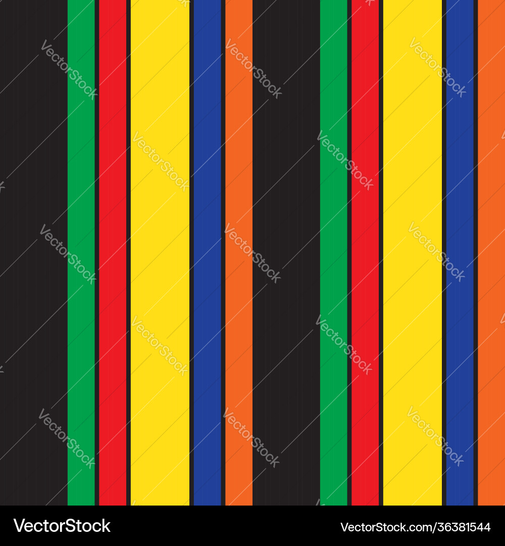 Rainbow stripe seamless pattern background Vector Image