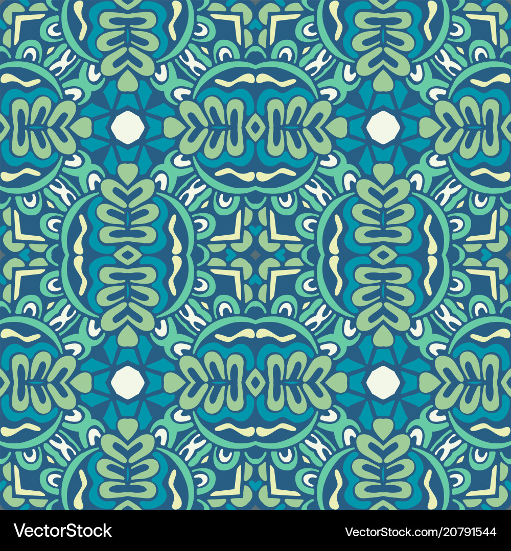 Seamless abstract tiled pattern Seamless abstract tiled pattern vector image