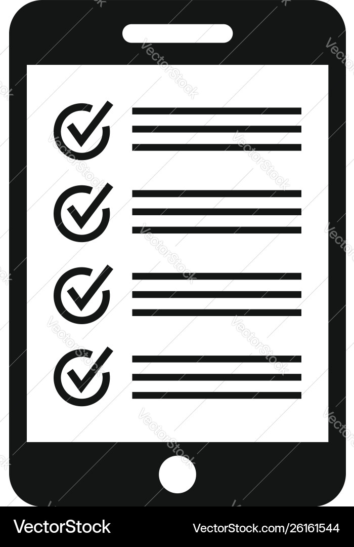 Tablet actions icon simple style Tablet actions icon simple style vector image