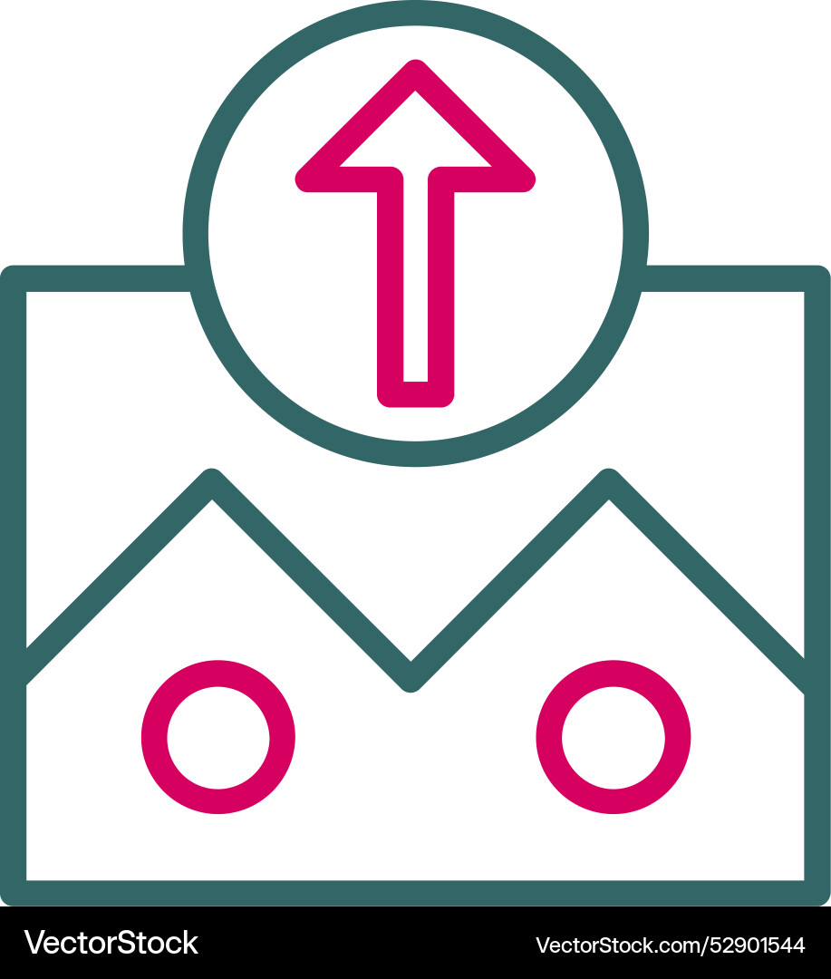 Upload icon design Vector Image