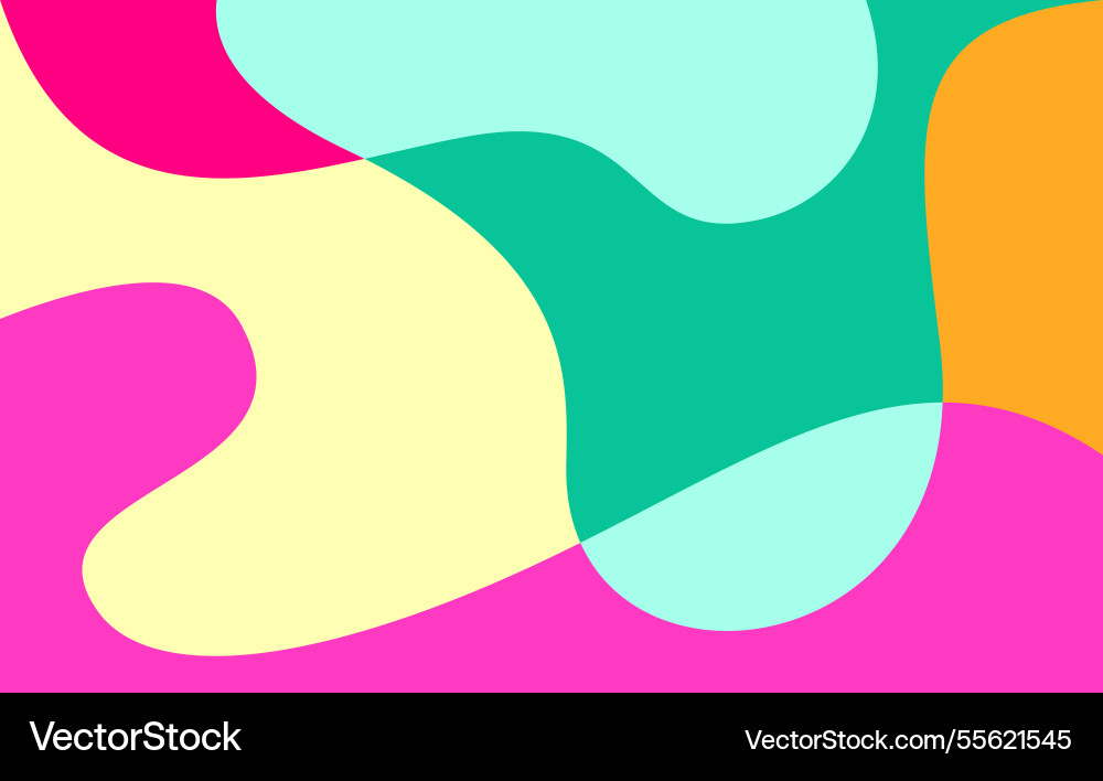Fluid abstract background color fun Fluid abstract background color fun Vector Image