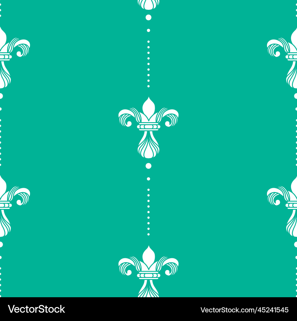 Seamless pattern in victorian style Vector Image