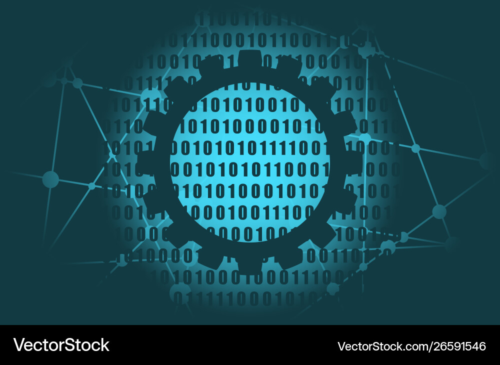Binary code backdrop Binary code backdrop vector image