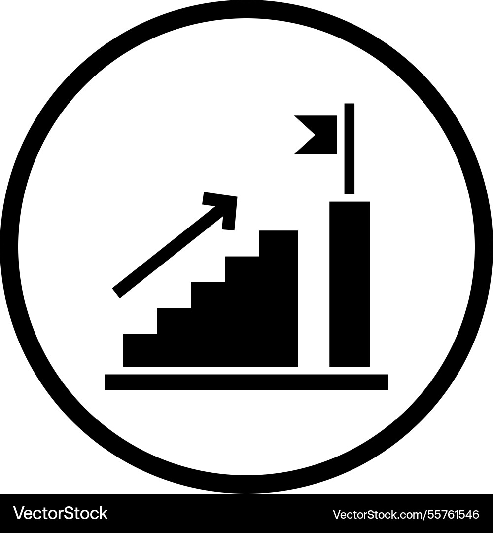 Career path icon design Vector Image