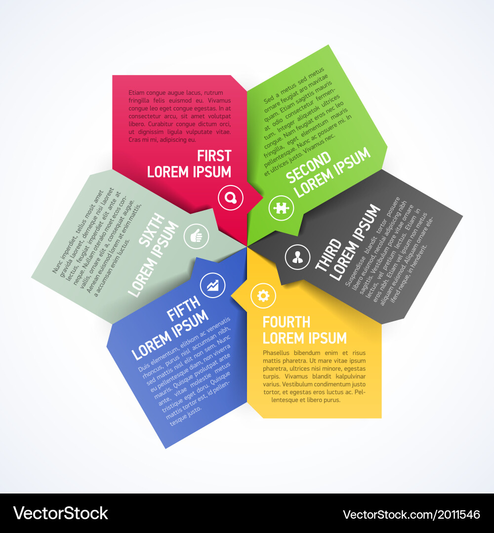 Consecutive Steps Graphic vector image