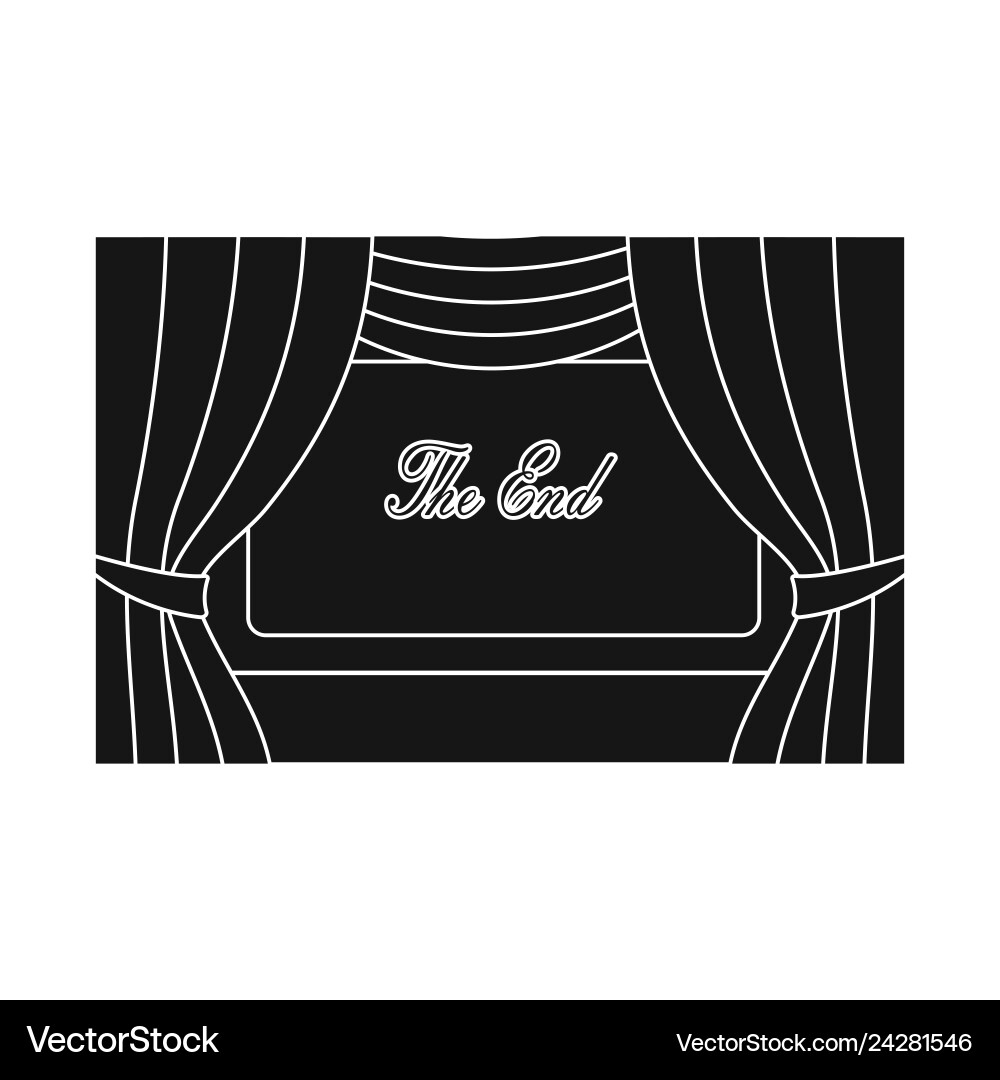 Design of session and viewing symbol Vector Image