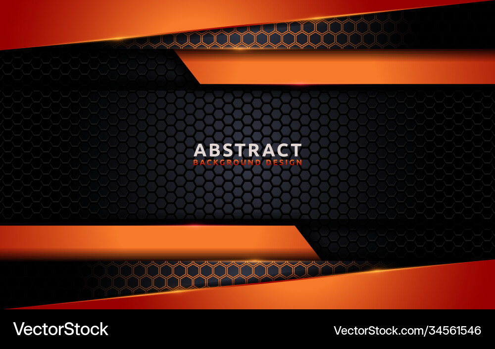 Modern tech background with overlap layer design vector image