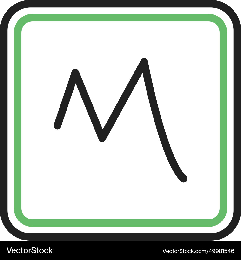 Part alternation mark icon image Vector Image