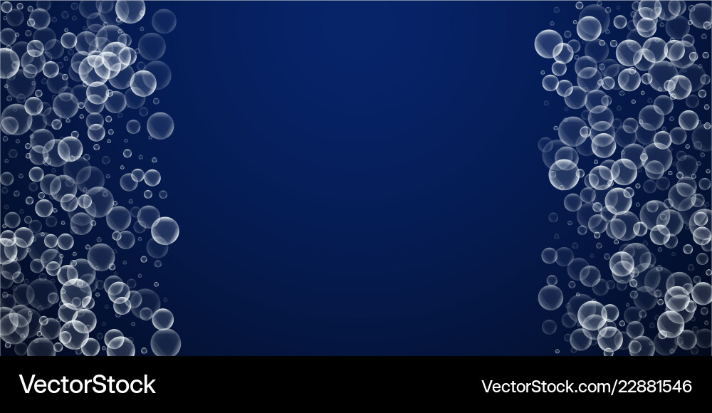 Random soap bubbles abstract background blowing b Random soap bubbles abstract background blowing b vector image
