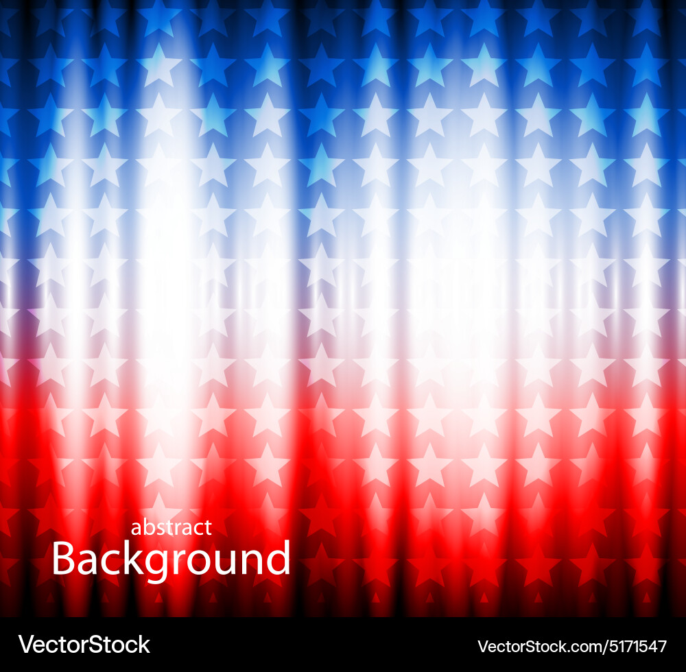American flag abstract background Vector Image