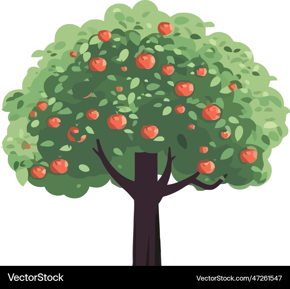 Apple tree design (47261547) – Royalty-Free Vector | VectorStock