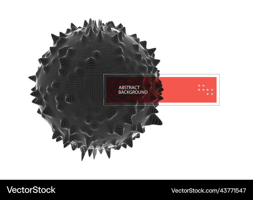 Modern science and technology background abstract vector image
