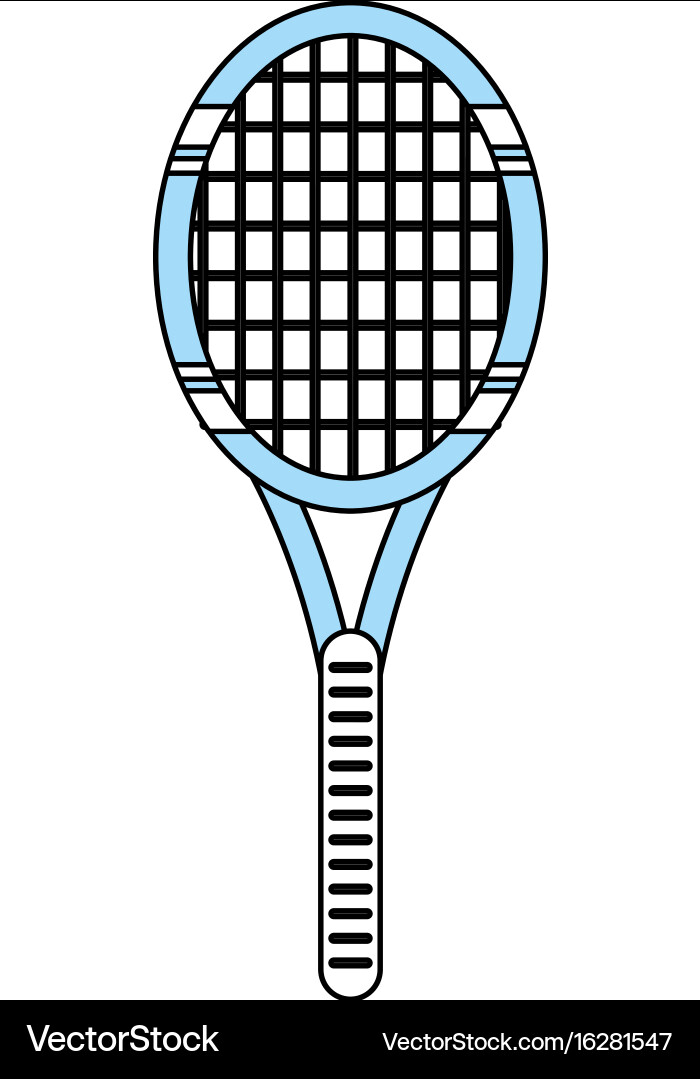 Racket vector image