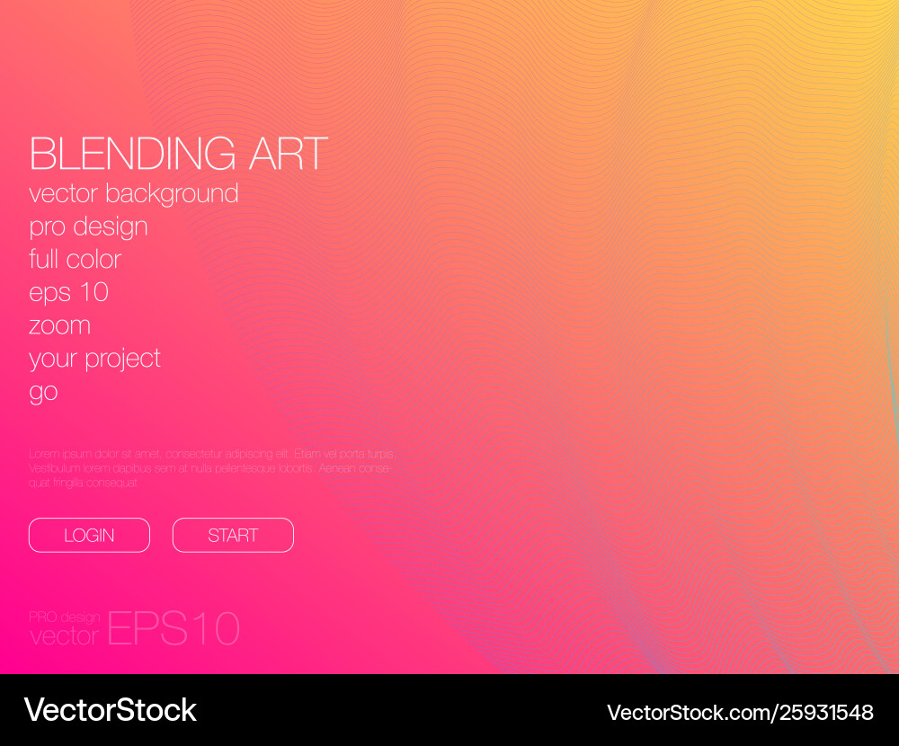 Abstract blend background template for web site Vector Image