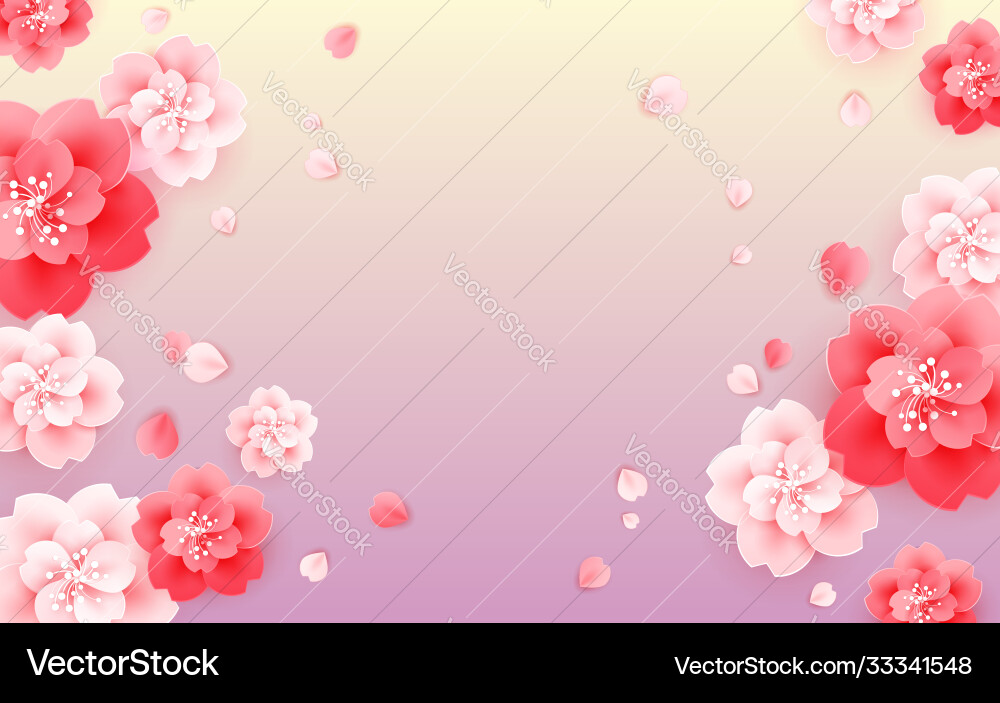 Abstract flower background with a space for text Abstract flower background with a space for text vector image
