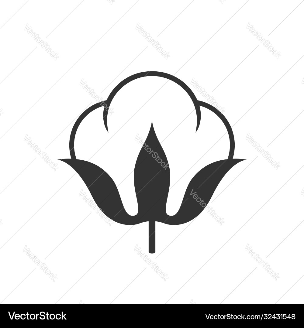 Cotton icon vector image