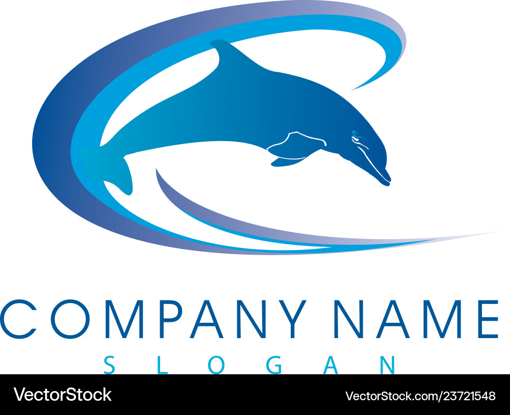Dolphin design Vector Image