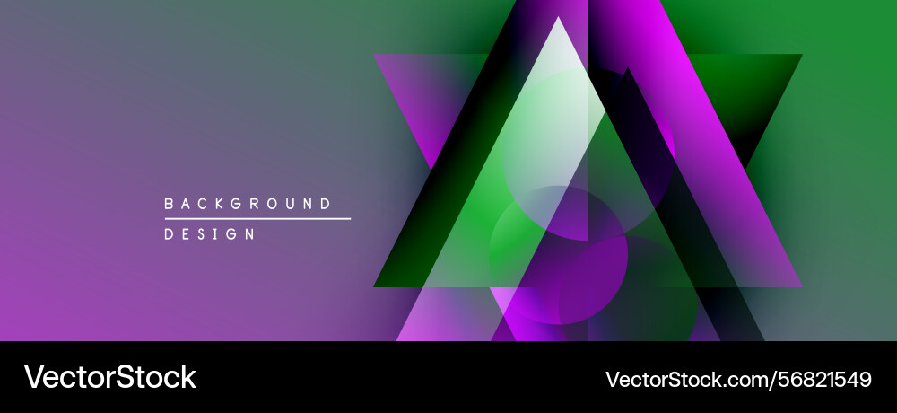 Abstract geometric shapes overlap creating Abstract geometric shapes overlap creating Vector Image