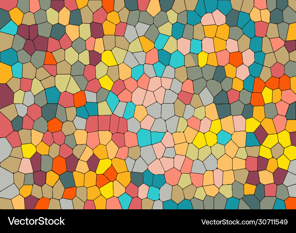 Abstract mosaic pattern modern random colors Abstract mosaic pattern modern random colors vector image