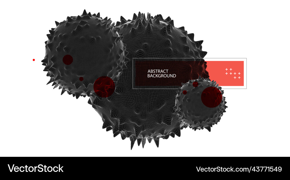 Abstract Science Sphere Background vector image