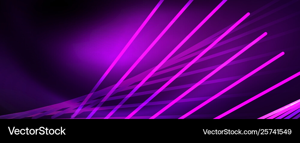 Color light with lines outer space background Vector Image