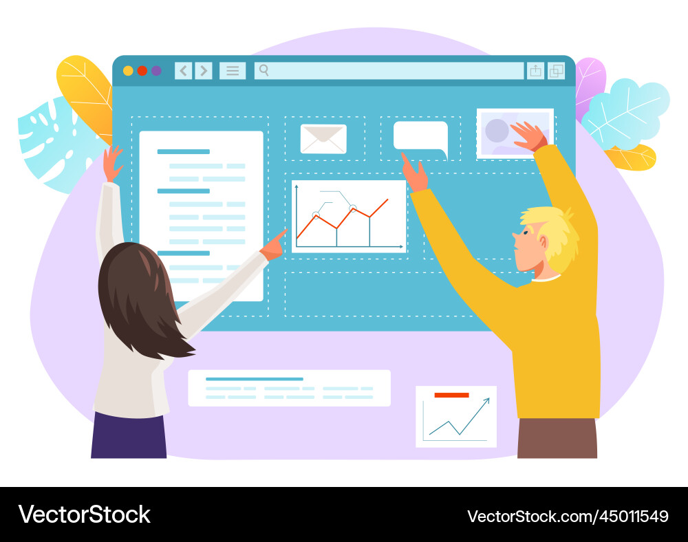 Design computer programming Design computer programming vector image