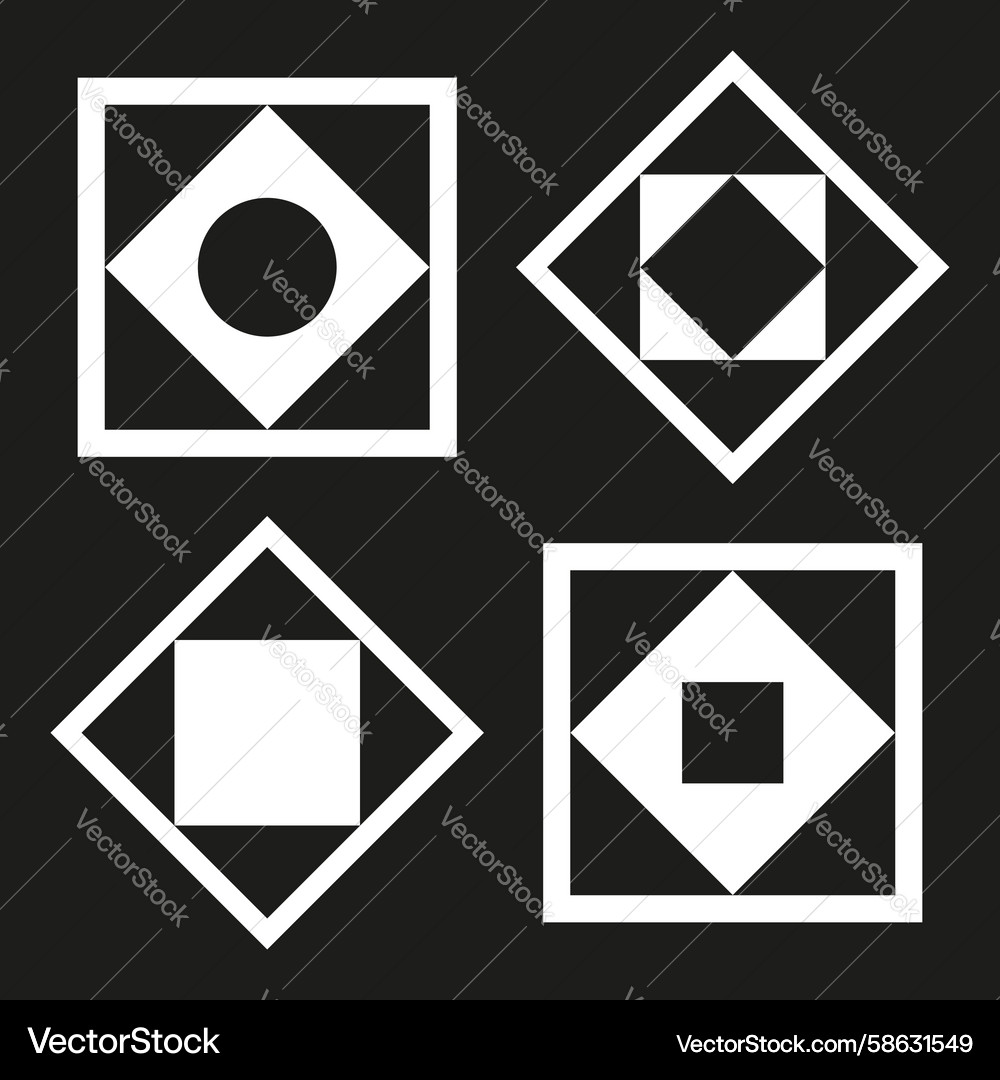 Design elements set Vector Image