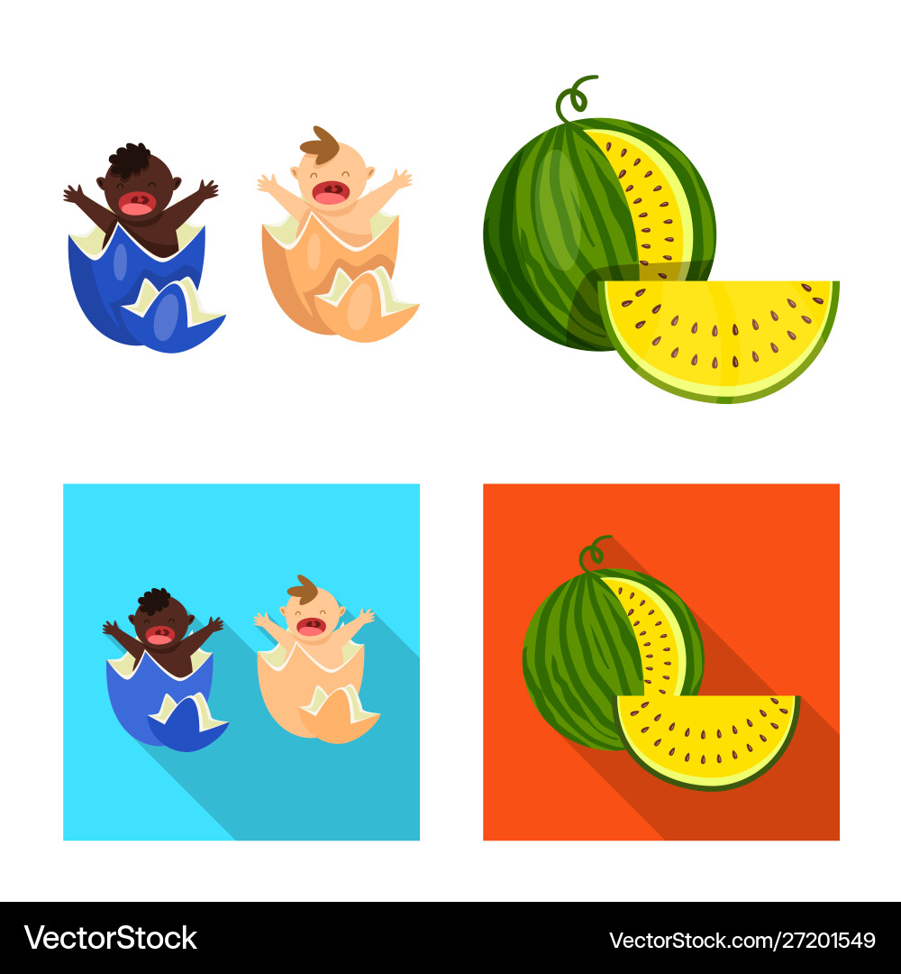 Isolated object test and synthetic sign set vector image