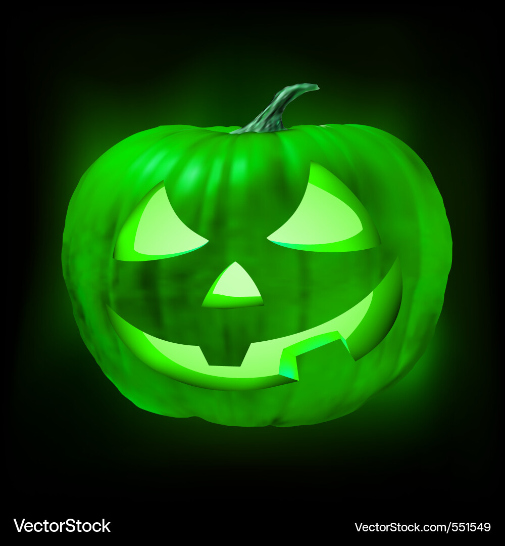 Jack O' Lantern Pumpkin Vector Image