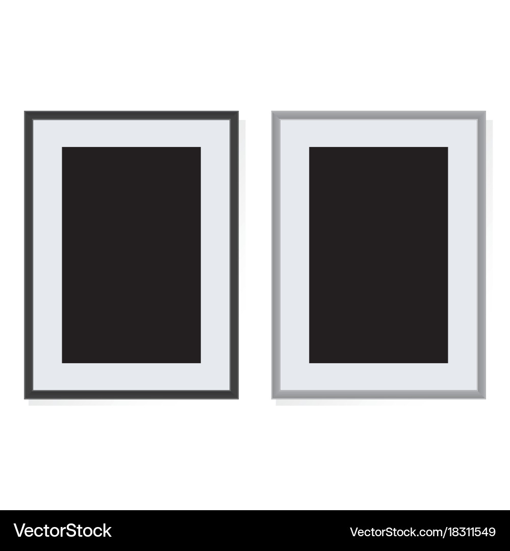 Photo frame on a background – Royalty-Free Vector | VectorStock