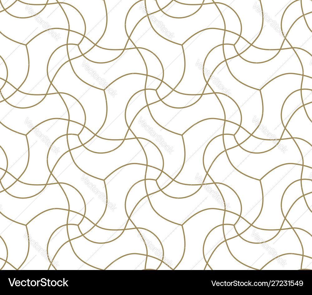 Seamless pattern with abstract geometric line Vector Image