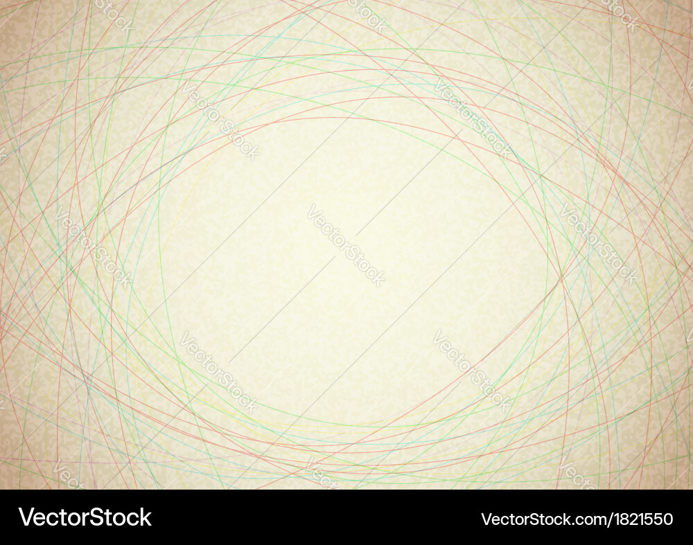 Background with colorful transparent strings vector image