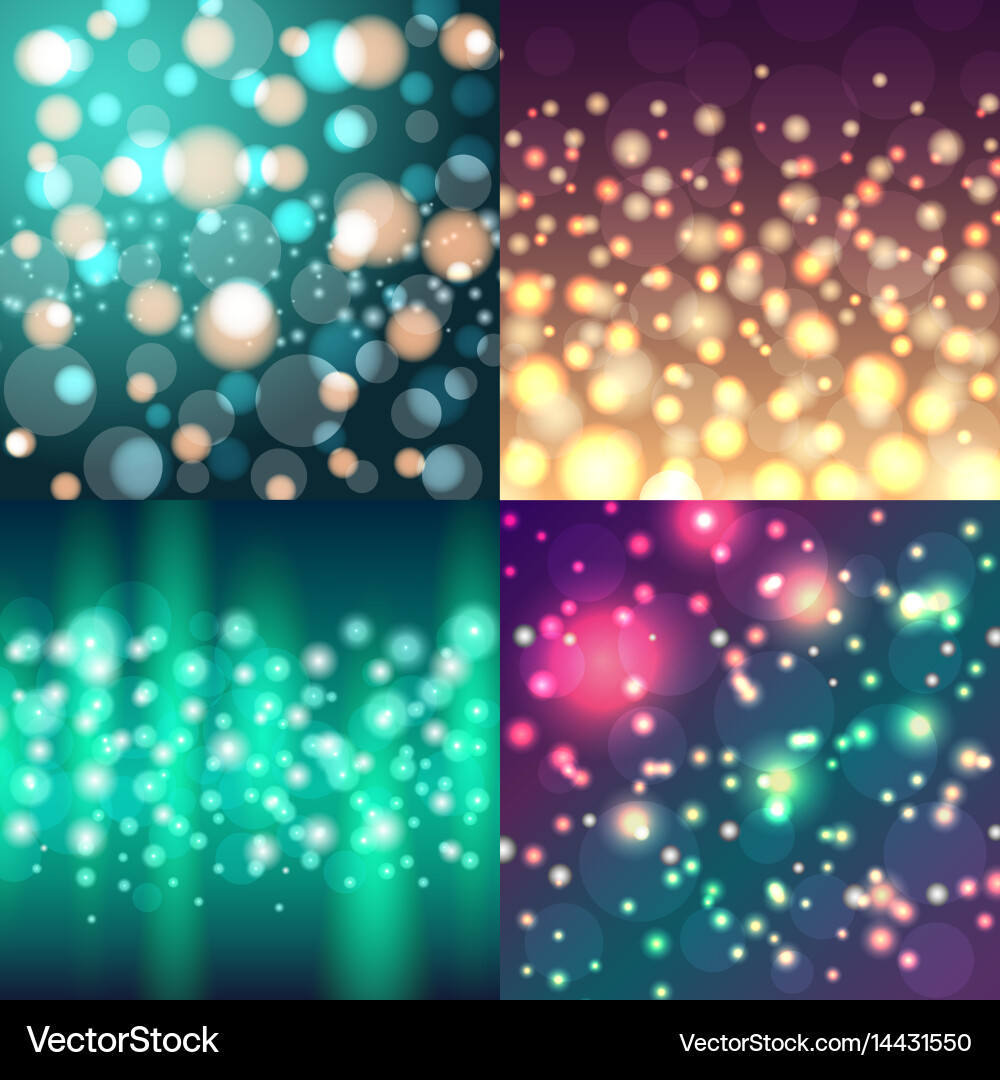 Creative bokeh universal texture abstract colorful Vector Image