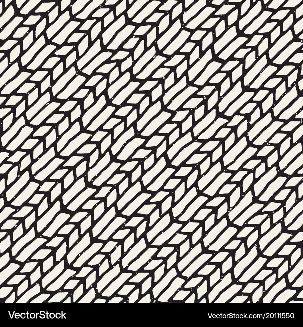 Hand drawn style seamless pattern abstract vector image