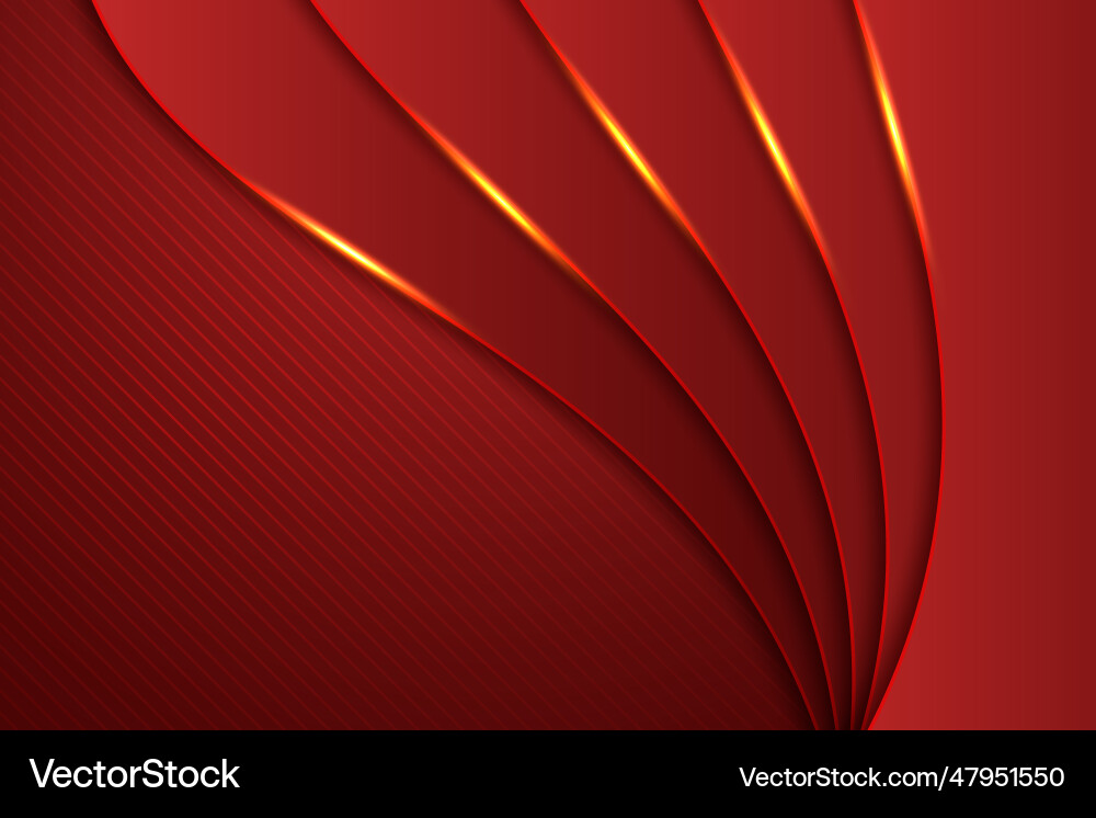 Horizontal abstract background in red color Vector Image