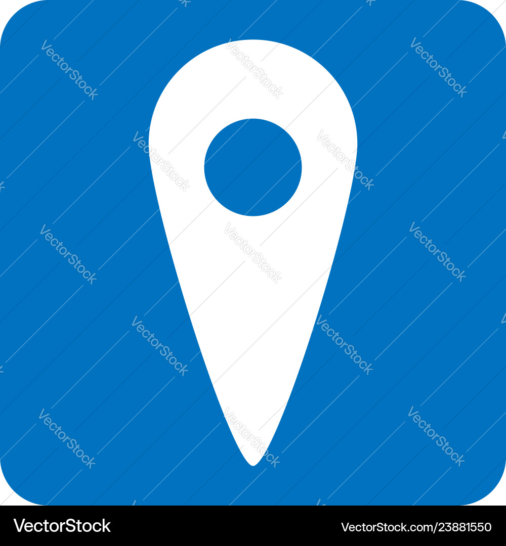 Map pointer gps location symbol icon Map pointer gps location symbol icon Vector Image
