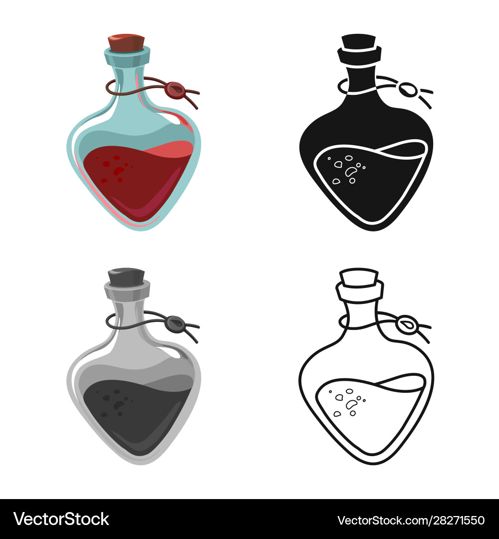 Potion and elixir icon Potion and elixir icon vector image