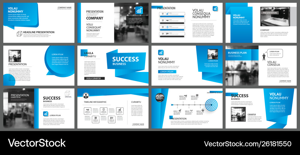 Presentation and slide layout template design Presentation and slide layout template design Vector Image