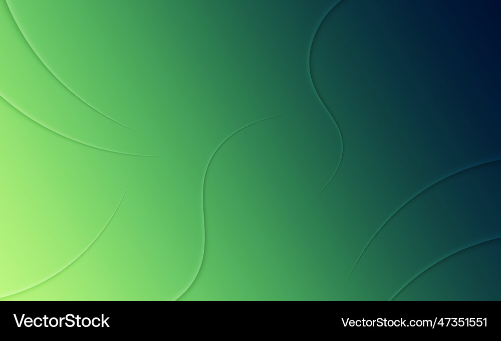 Abstract green gradient dynamic shape Abstract green gradient dynamic shape vector image