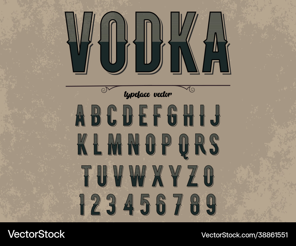 Alphabet fonttypefacescriptshadow Alphabet fonttypefacescriptshadow vector image