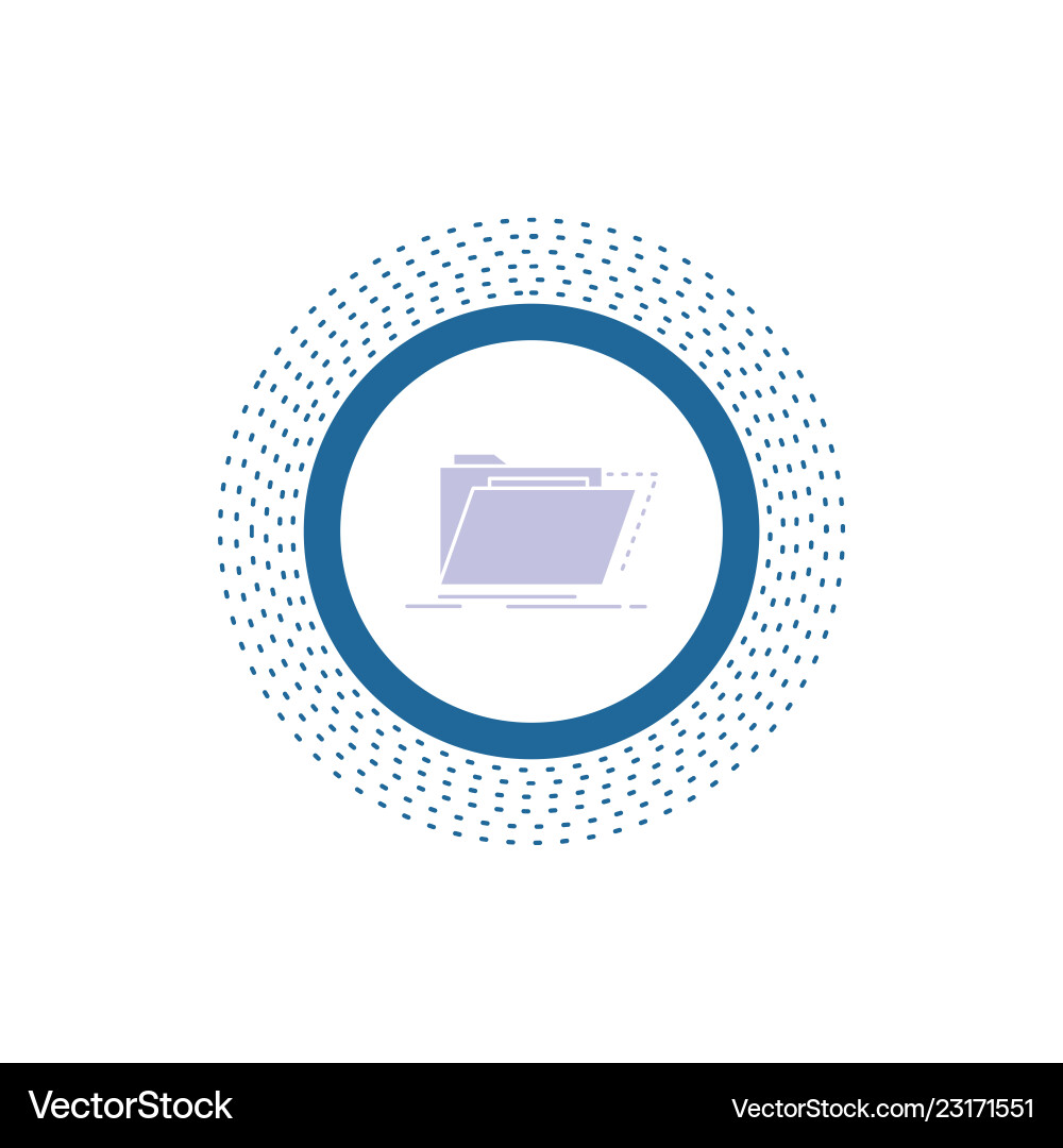 Archive catalog directory files folder glyph icon Archive catalog directory files folder glyph icon vector image