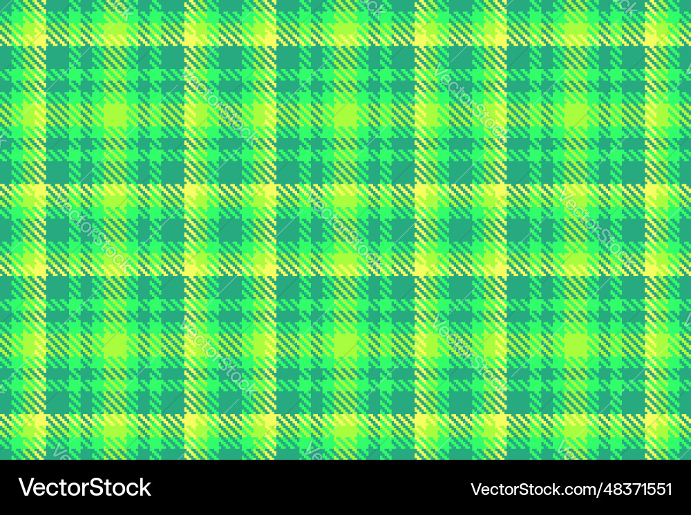 Fabric pattern of check texture seamless Vector Image