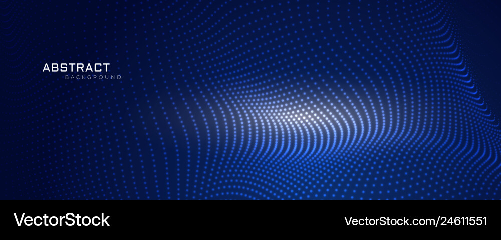 Technology Mesh Particle Background vector image