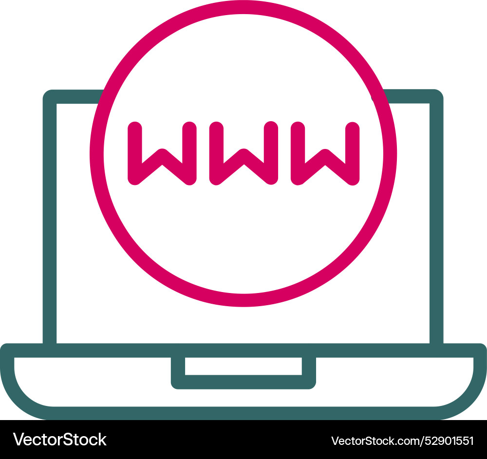Web icon design vector image