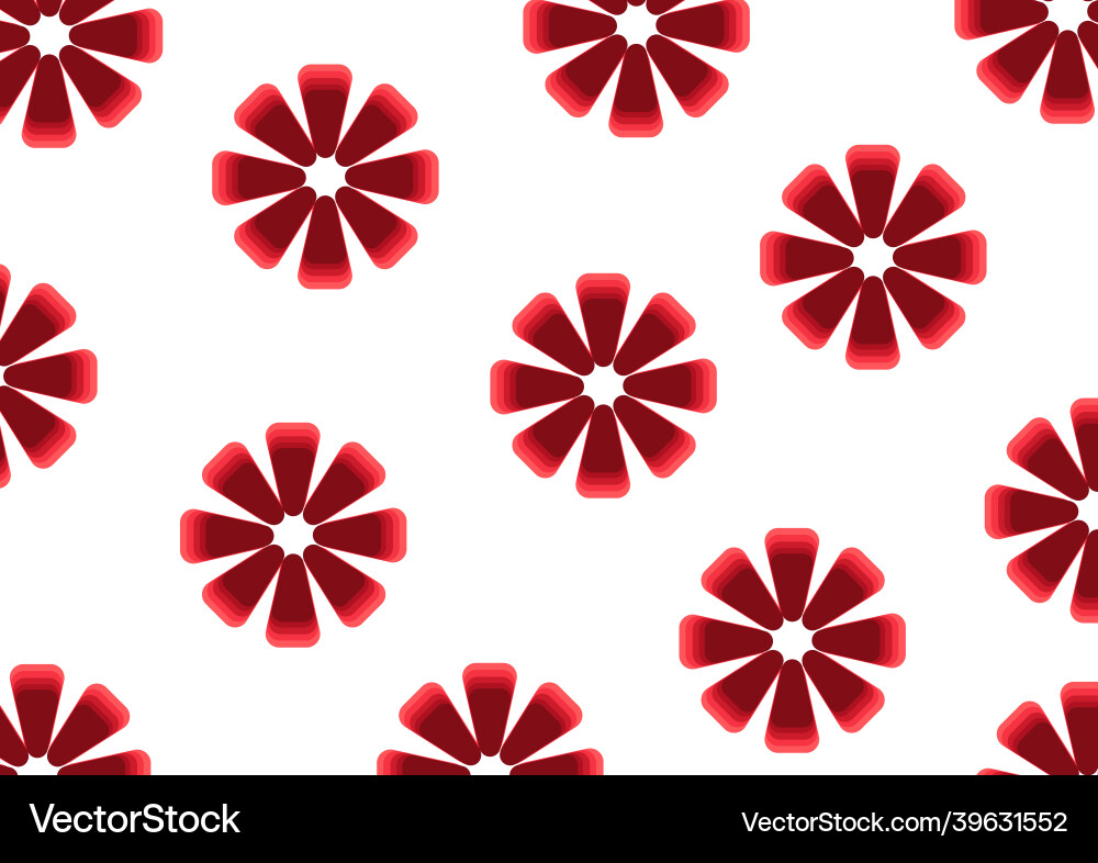 Abstract background with red flower pattern Abstract background with red flower pattern Vector Image