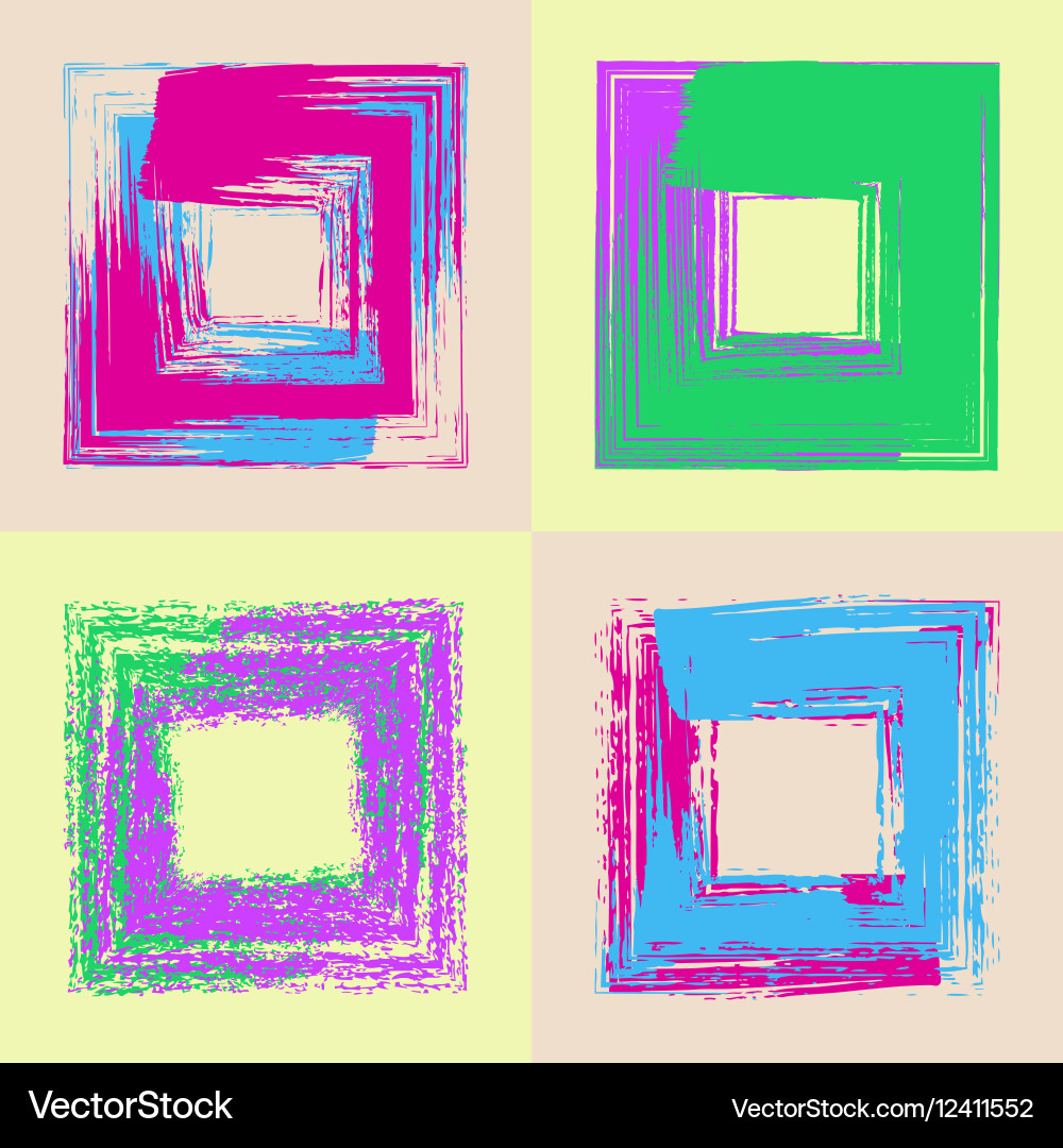 Abstract Brushstroke Pattern Vector Image